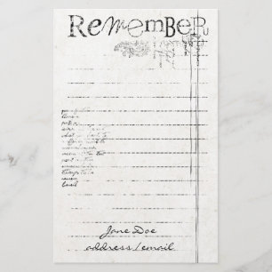 Personalized Stationary Stationery