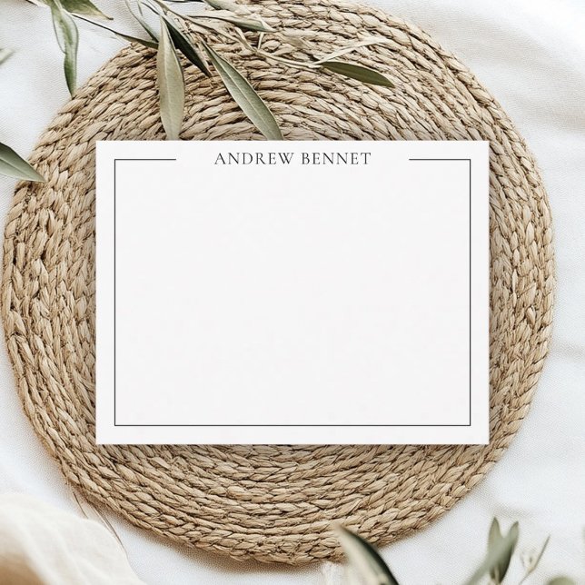 Personalized Stationery Classic Family Thank You Card (Creator Uploaded)