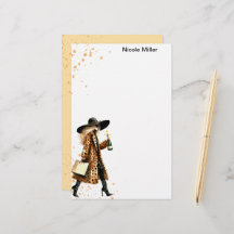 Personalized Stationery Girly