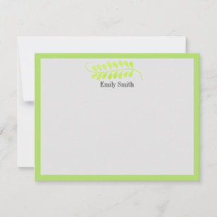 Personalized Stationery Wild Meadow Flat Card