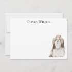 Personalized stationery with dog