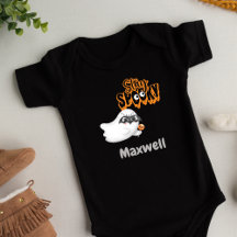 Personalized Stay Spooky Baby Bodysuit