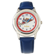 Personalized Steam Train Kids Learn to Tell Time