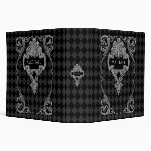 Personalized Steampunk Goth  Binder