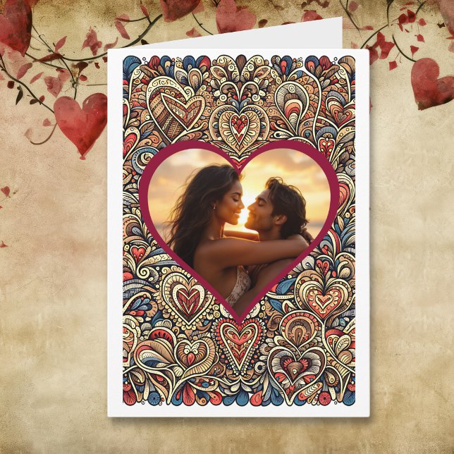 Personalized Steampunk Happy Anniversary Photo Card (Creator Uploaded)