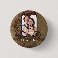 Personalized steampunk photo template