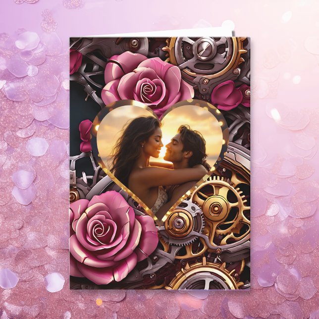 Personalized Steampunk Themed Valentine's Day Card (Creator Uploaded)