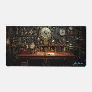 Personalized Steampunk Workbench Desk Mat