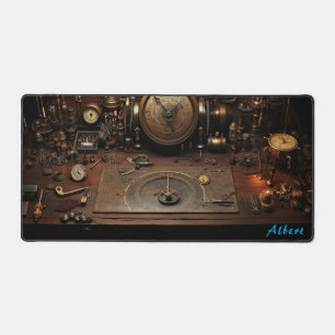 Personalized Steampunk Workbench Desk Mat