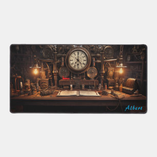Personalized Steampunk Workbench Desk Mat