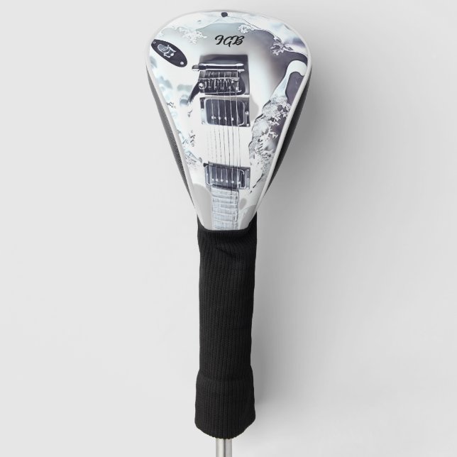 Personalized Steel Guitar Golf Head Cover (Front)