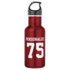 Personalized steel water bottles for sports teams