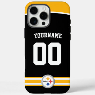 Personalized Steelers Jersey American Football iPhone 16 Pro Max Case