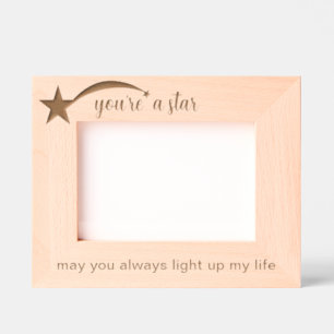 Personalized Stellar Stars Etched Frames