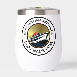 Personalized Stemless Stainless Steel Wine Tumbler