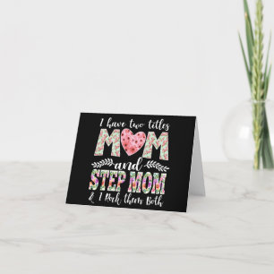 Personalized Stepmom Mother's Day Card