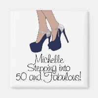 Personalized "Stepping into 50 and Fabulous" Party