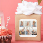 Personalized Sticker | Custom Grandpa Pictures<br><div class="desc">"Celebrate Grandpa with a sticker as special as he is! Our Personalized Sticker lets you feature your favourite photos of Grandpa along with custom text,  making it a heartfelt addition to gifts,  scrapbooks,  party favours,  or just everyday smiles."</div>