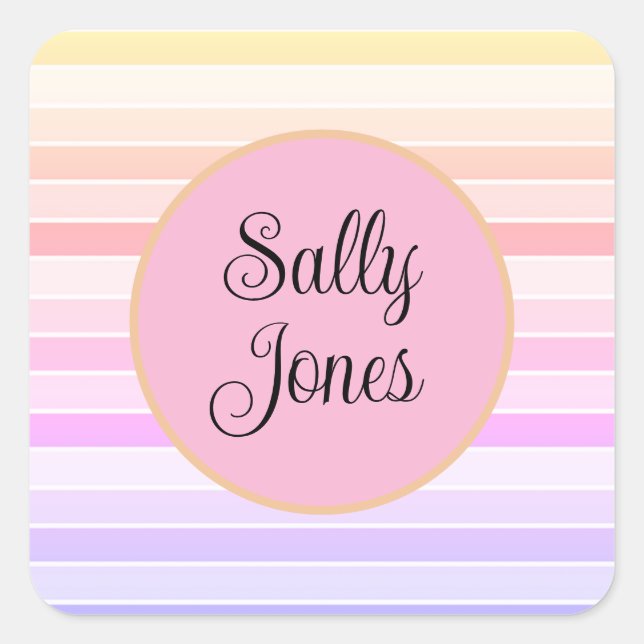 Personalized stickers  (Front)