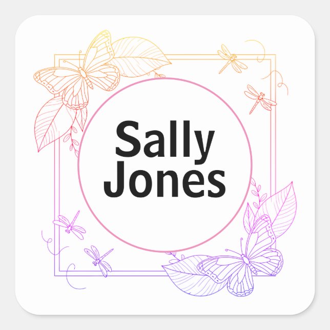 Personalized stickers  (Front)