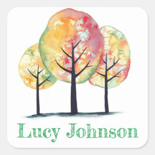 Personalized stickers colourful