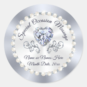 Personalized Stickers for Wedding Favours Envelope