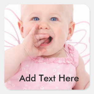 Personalized Stickers with Photos - add text