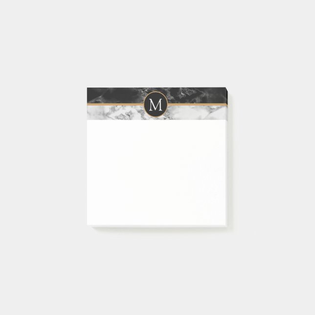 Personalized Sticky Notes with Your Letter (Front)