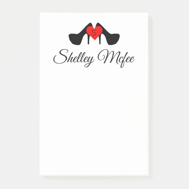 Personalized Stilettos Post-it Notes (Front)