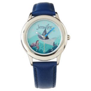 Personalized Stingray and Turtle Under the Sea Watch