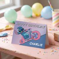 Personalized Stitch Tricycle Birthday