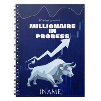 Personalized Stock Broker Gift, Trading Market Notebook