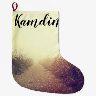 Personalized Stocking Sunrise Pathway Walkway Path