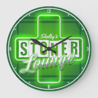 Personalized Stoner Lounge NAME Faux Neon Bar
