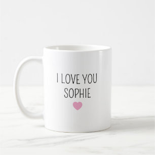 Personalized Stoneware Mug for Mimi, custom name