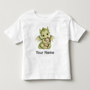 Personalized Storybook Baby Dragon Hedgehog Kids Toddler T-shirt