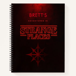Personalized Strange Places Travel Journal