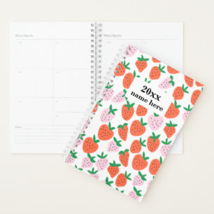 Personalized Strawberries Planner