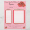 Personalized Strawberry design recipe page