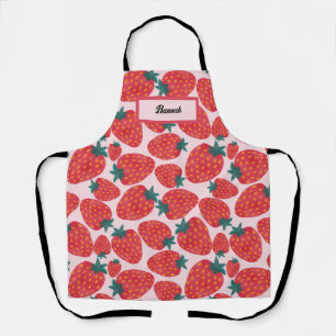 Personalized Strawberry Field Apron