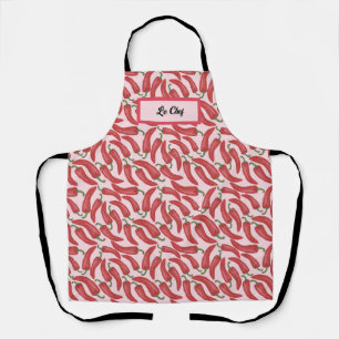 Personalized Strawberry Field Le Chef Apron