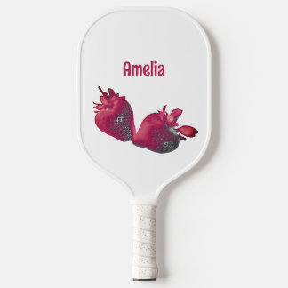 Personalized Strawberry Pickleball Paddle