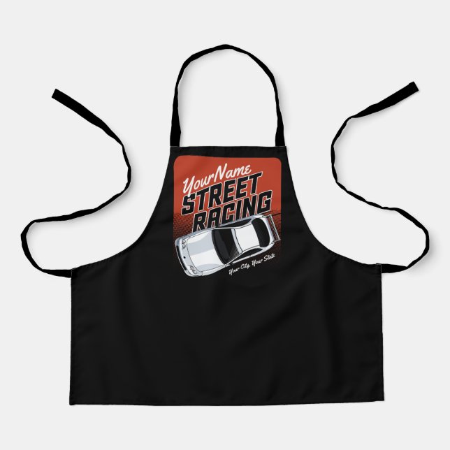 Personalized Street Racing Race Car Motorsport  Apron (Front)