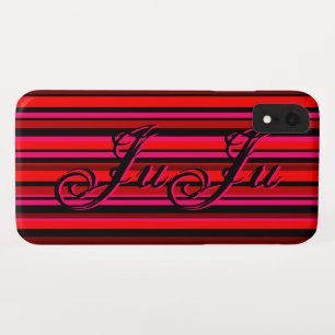 Personalized Stripe iPhone XR Case