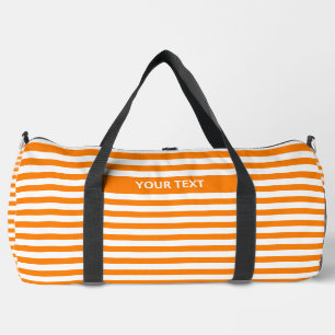 Personalized Striped Beach Bag: Custom Gift Duffle Bag