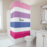 Personalized Striped Pink