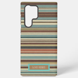 Personalized  Striped  Samsung Galaxy Case