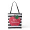 Personalized Striped Tote for Teachers
