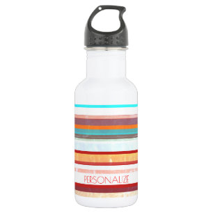 Personalized Stripes 532 Ml Water Bottle