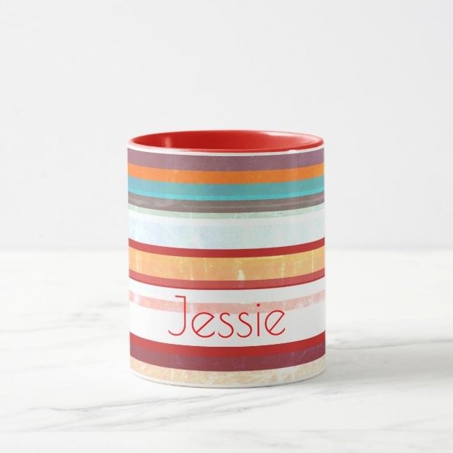 Personalized Stripes Mug (Center)